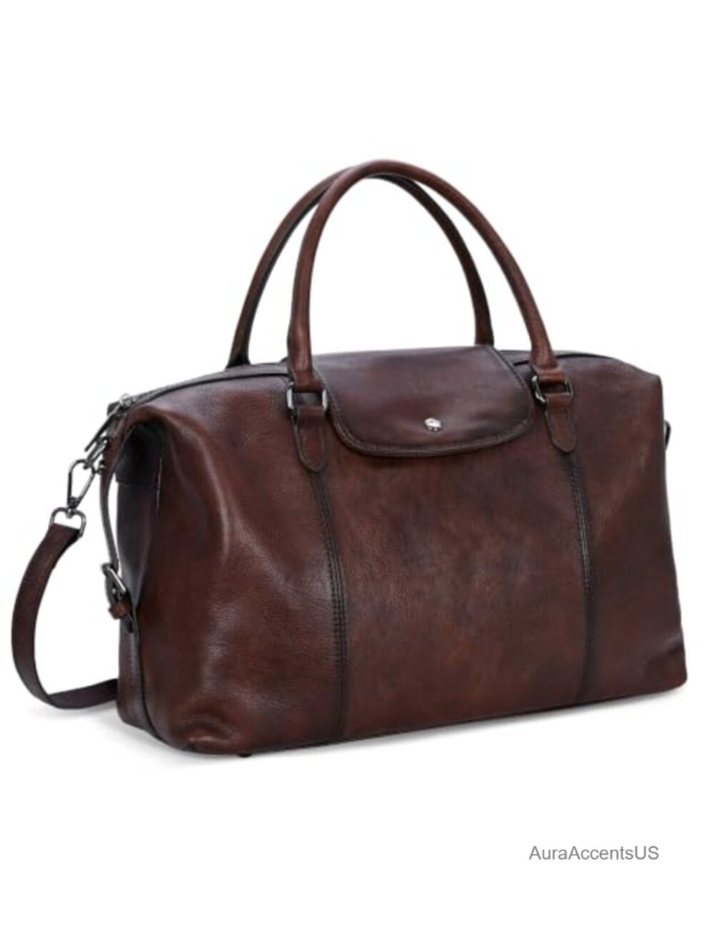 Genuine Leather Satchel Shoulder Bag Crossbody Tote for Women Fits 13.3" Laptop